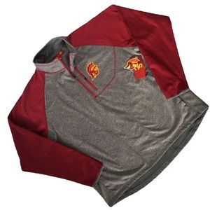USC NWT Quarter Zip Fleece Lined Pullover. Sz.XXL